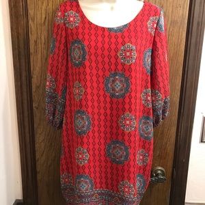 Scrap Work Boutique,  Red Blouse Size S